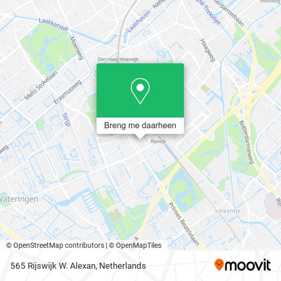 565 Rijswijk W. Alexan kaart