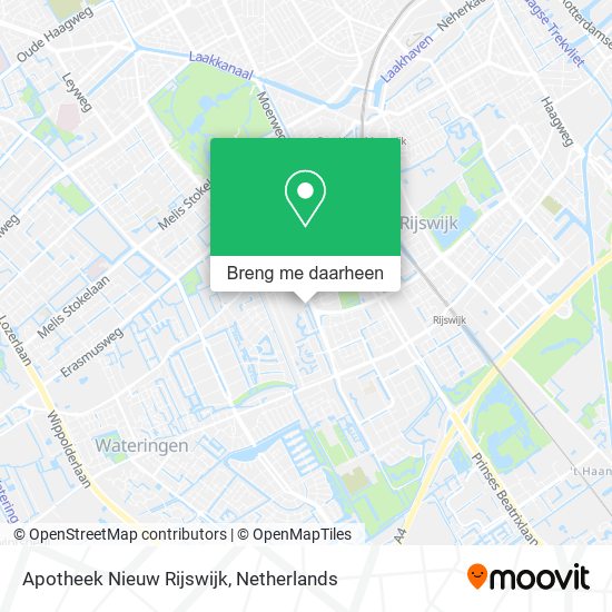 Apotheek Nieuw Rijswijk kaart