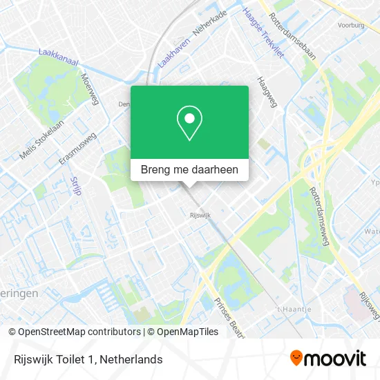 Rijswijk Toilet 1 kaart