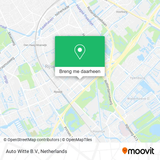 Auto Witte B.V. kaart