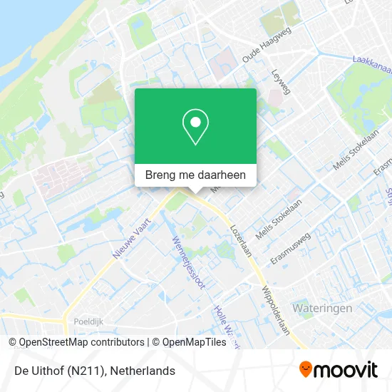 De Uithof (N211) kaart