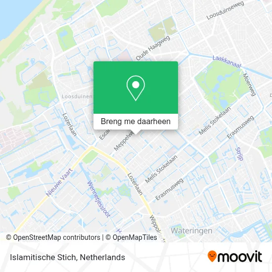 Islamitische Stich kaart