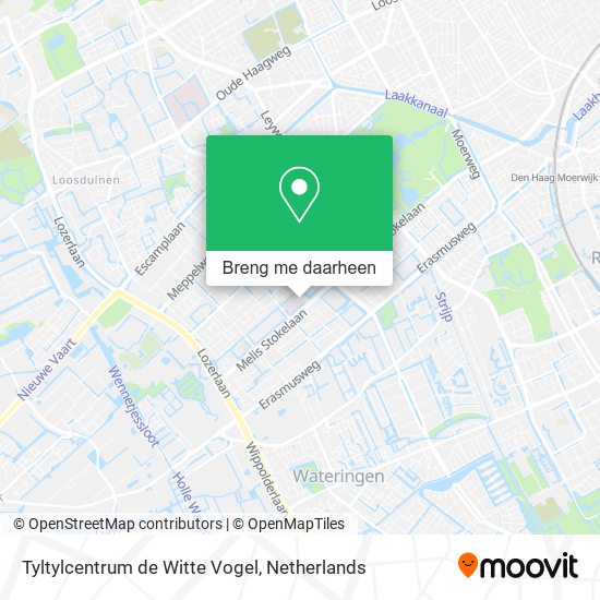 Tyltylcentrum de Witte Vogel kaart