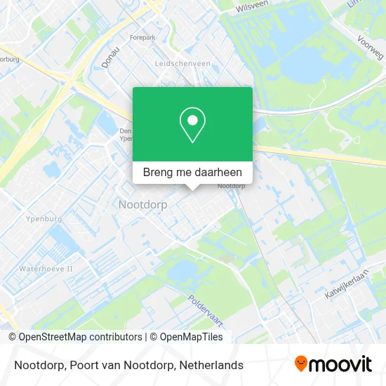 Nootdorp, Poort van Nootdorp kaart