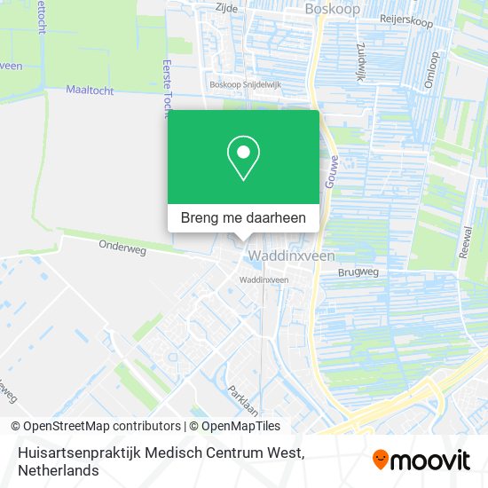 Huisartsenpraktijk Medisch Centrum West kaart