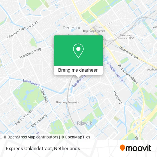 Express Calandstraat kaart