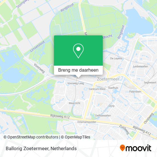 Ballorig Zoetermeer kaart