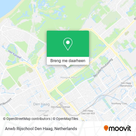 Anwb Rijschool Den Haag kaart