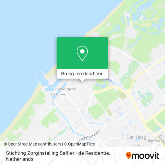 Stichting Zorginstelling Saffier - de Residentie kaart