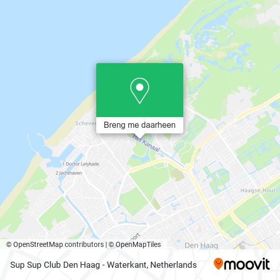 Sup Sup Club Den Haag - Waterkant kaart