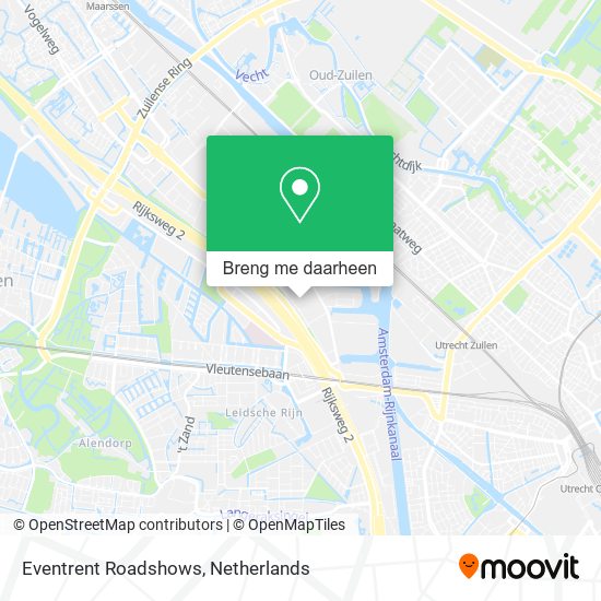 Eventrent Roadshows kaart