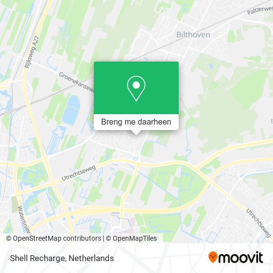 Shell Recharge kaart