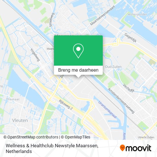 Wellness & Healthclub Newstyle Maarssen kaart