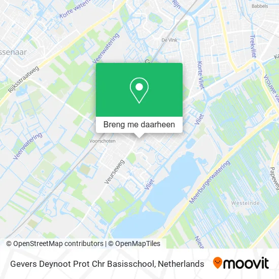 Gevers Deynoot Prot Chr Basisschool kaart