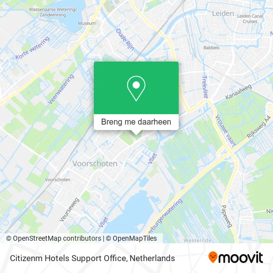 Citizenm Hotels Support Office kaart