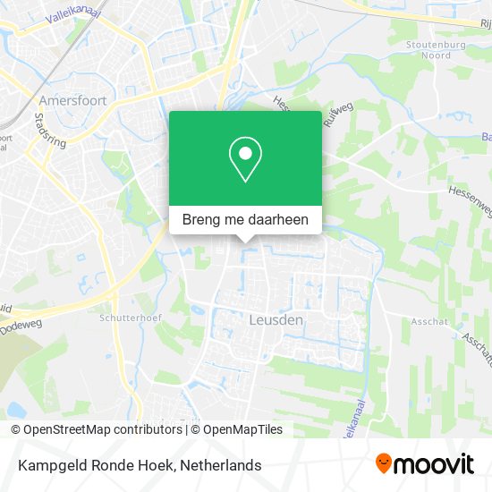 Kampgeld Ronde Hoek kaart