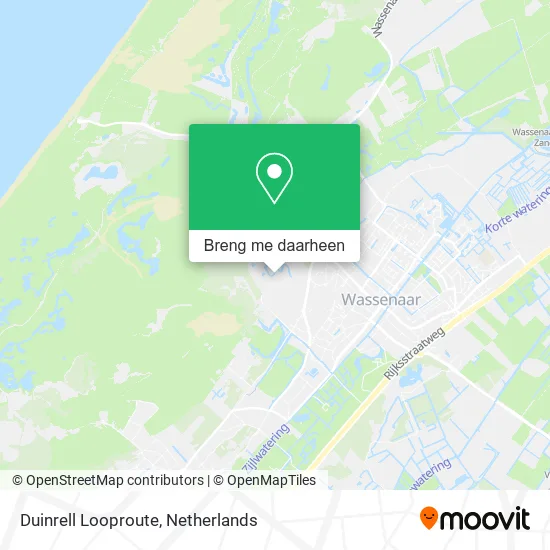 Duinrell Looproute kaart