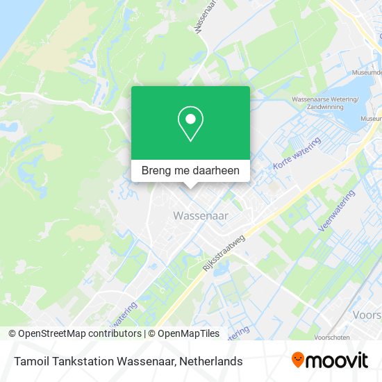 Tamoil Tankstation Wassenaar kaart