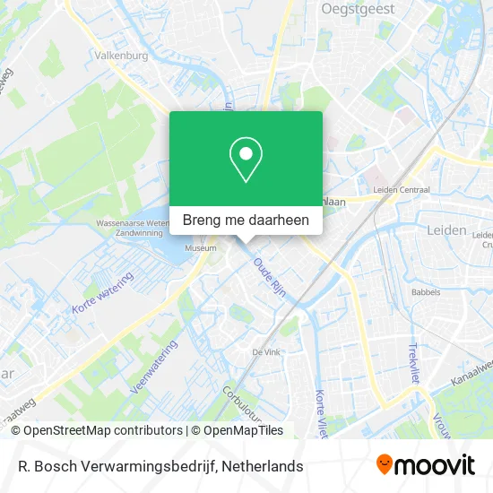 R. Bosch Verwarmingsbedrijf kaart