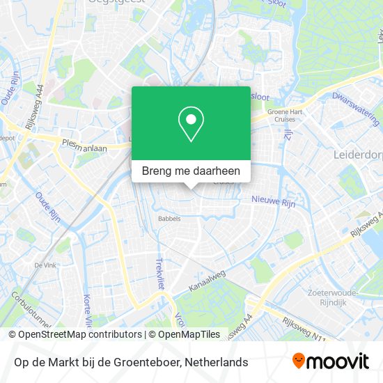 Op de Markt bij de Groenteboer kaart