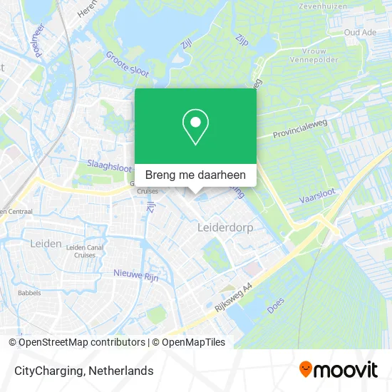 CityCharging kaart