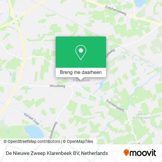 De Nieuwe Zweep Klarenbeek BV kaart