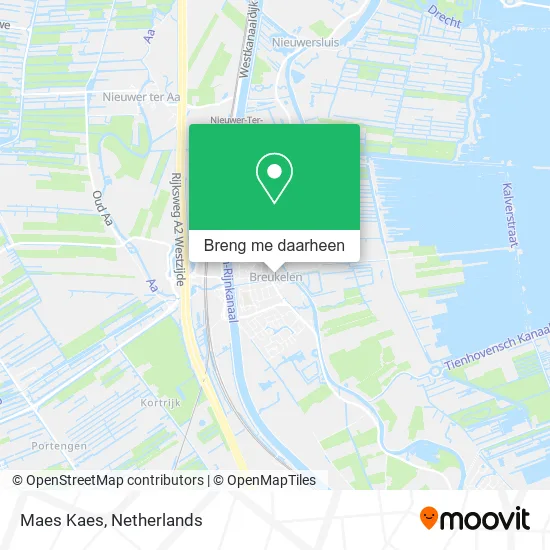 Maes Kaes kaart