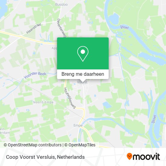 Coop Voorst Versluis kaart