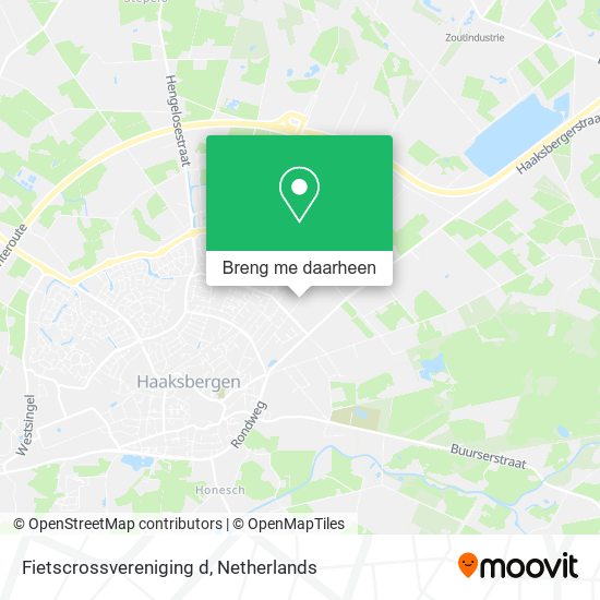 Fietscrossvereniging d kaart