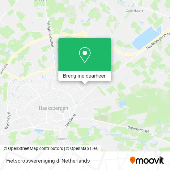 Fietscrossvereniging d kaart