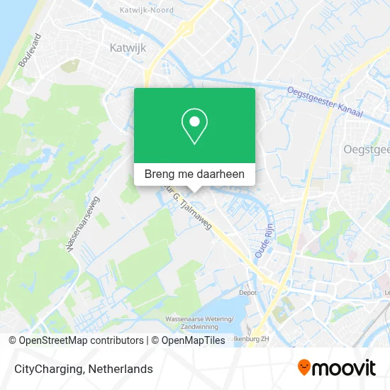 CityCharging kaart