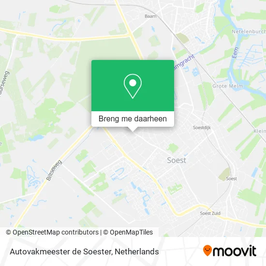 Autovakmeester de Soester kaart