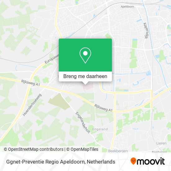 Ggnet-Preventie Regio Apeldoorn kaart