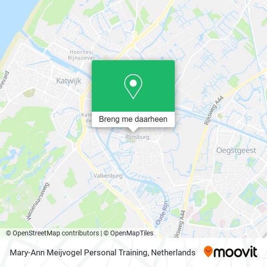 Mary-Ann Meijvogel Personal Training kaart