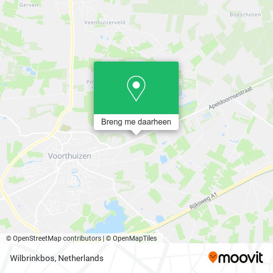 Wilbrinkbos kaart