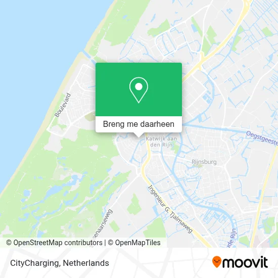 CityCharging kaart