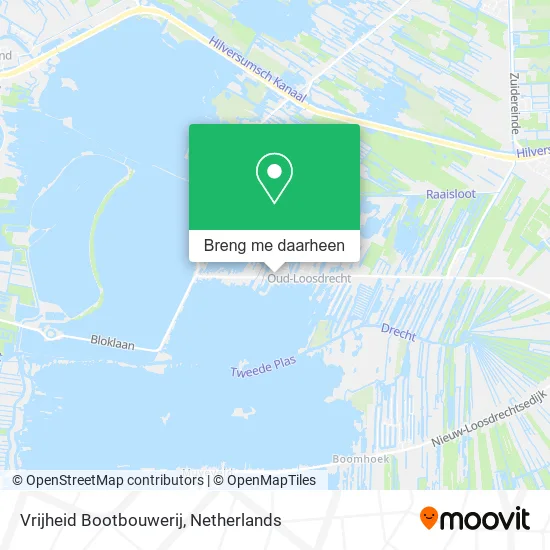 Vrijheid Bootbouwerij kaart
