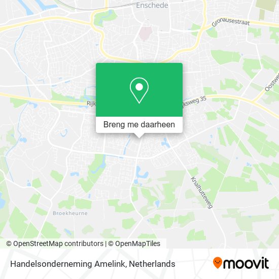 Handelsonderneming Amelink kaart