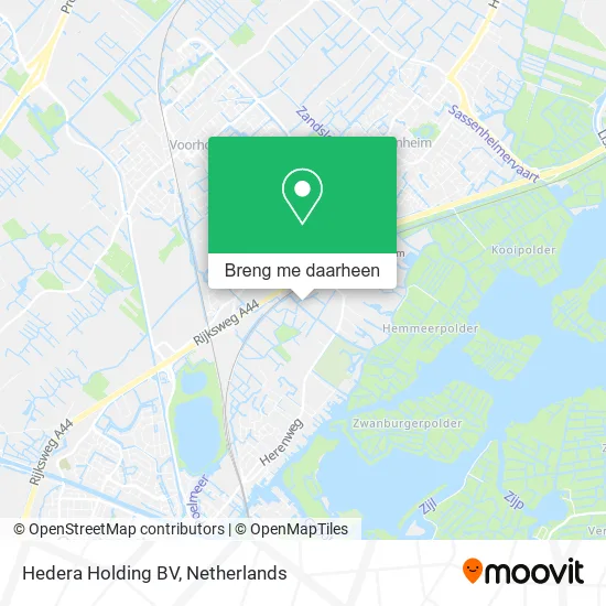 Hedera Holding BV kaart