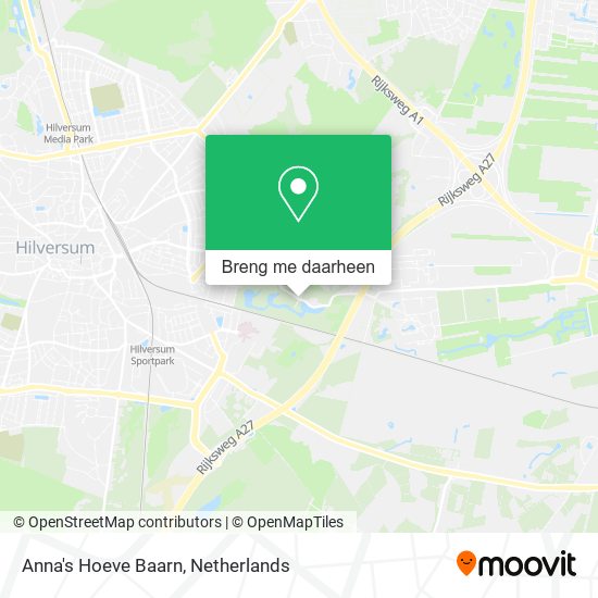 Anna's Hoeve Baarn kaart