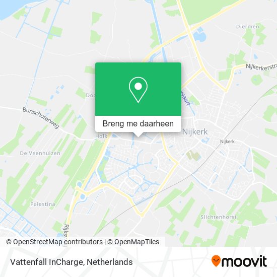 Vattenfall InCharge kaart