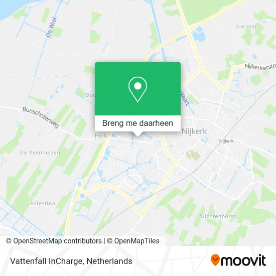 Vattenfall InCharge kaart