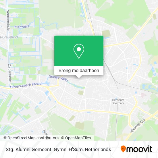 Stg. Alumni Gemeent. Gymn. H'Sum kaart