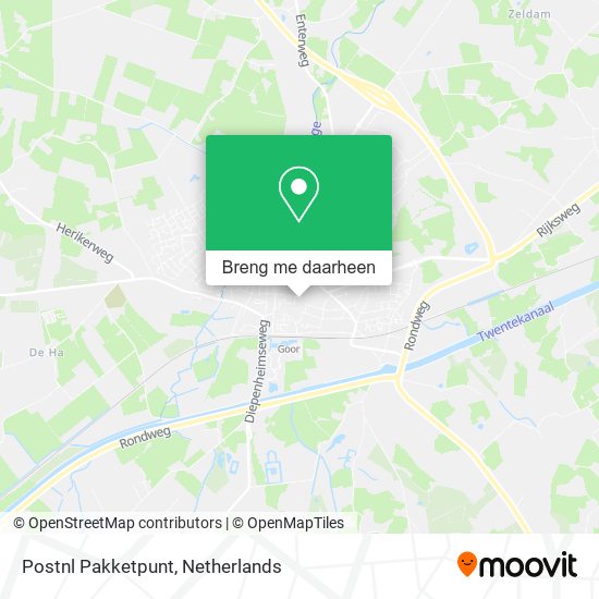 Postnl Pakketpunt kaart