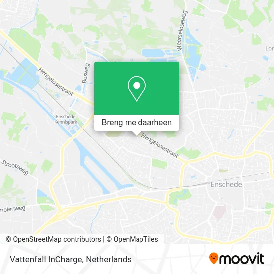 Vattenfall InCharge kaart