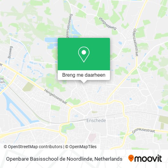 Openbare Basisschool de Noordlinde kaart