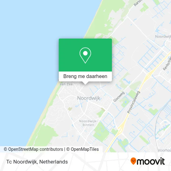 Tc Noordwijk kaart