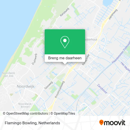 Flamingo Bowling kaart