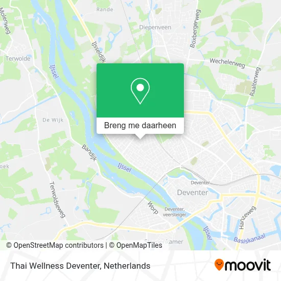Thai Wellness Deventer kaart