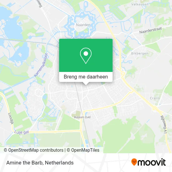 Amine the Barb kaart